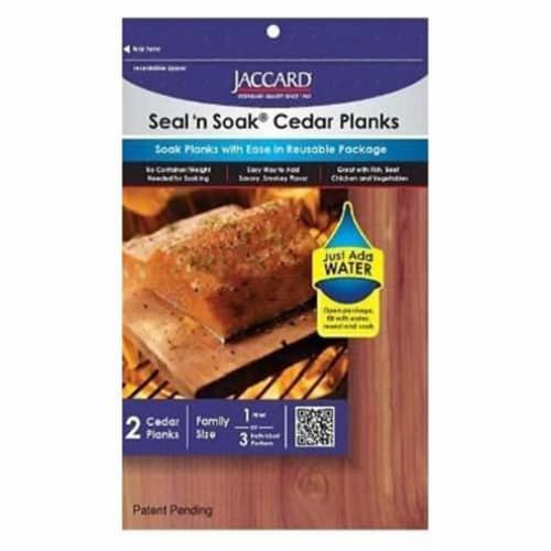 Jaccard 201404 Seal N ft. Soak Cedar Planks Large - Per 2 Perspective: front