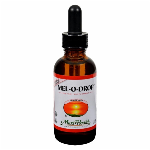 Maxi Health  MEL-O-DROP™ Liquid Melatonin Drops Perspective: front