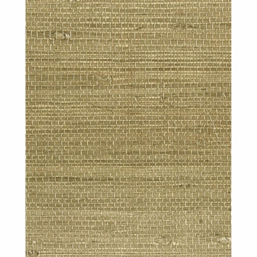 Washington Wall Covers AS135-0001 Natural Grasscloth Wallpaper - Double Roll, Russet Brown Perspective: front