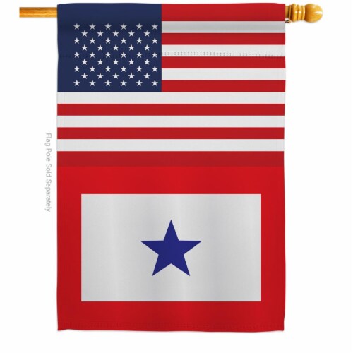 Americana Home & Garden H140743-BO 28 x 40 in. US Blue Star
