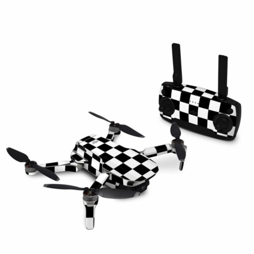 DecalGirl DJIMSE-CHECKERS DJI Mini SE Skin - Checkers Perspective: front