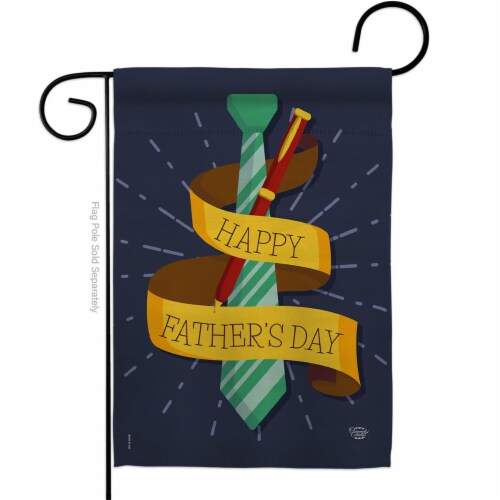 Ornament Collection G192064-BO Happy Smartest Dad Family Father Day 13 x 18.5 in. Double-Side Perspective: front