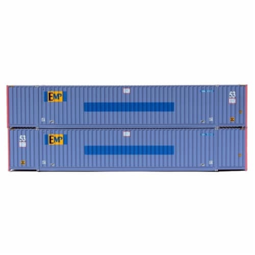 Jacksonville Terminal JTC535095 N Scale EMP 53 6-42-6 High Cube Containers, Set of 2 Perspective: front