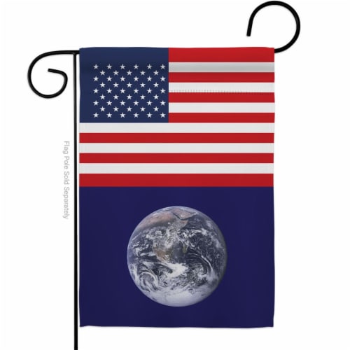 Americana Home & Garden G142363-BO 13 x 18.5 in. Earth US Sweet Life Double-Sided Decorative Perspective: front