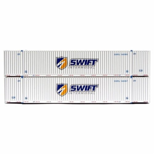 Jacksonville Terminal JTC537027 N Scale Swift 8-55-8 Model Container Perspective: front