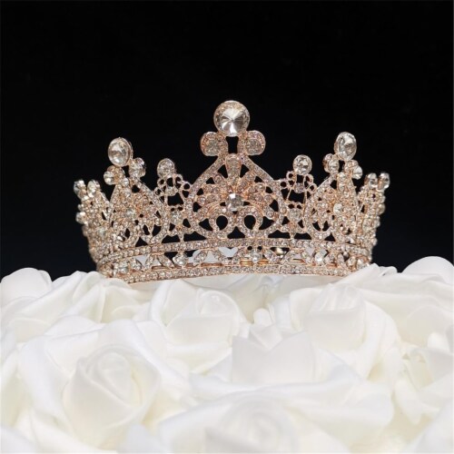 Tian Sweet 34034-RG 6.2 oz Princess Crown Cake Topper - Rose Gold, 1 - Food  4 Less