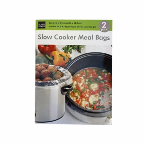 Kole Imports GE767-24 Slow Cooker Meal Bags, 2 Per Pack - Case of 24 Perspective: front