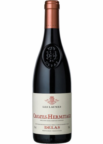 Delas Les Launes Crozes-Hermitage Red Wine Perspective: front