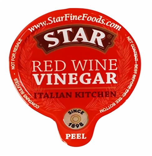 Star Red Wine Vinegar Salad Dressing, Individual Servings, 7 Ml., 40 Count,  1 - Jay C Food Stores