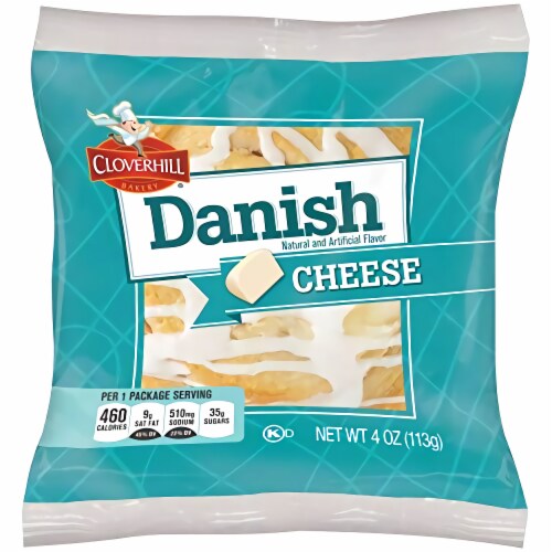 Cloverhill Round Cheese Danish Value Pack, Individually Packaged, Pack of 12 Perspective: front