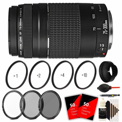 Canon Ef 75 300mm F4 5 6 Iii Lens For Eos Rebel 70d 60d T5 T6i T3i Accessory Kit 1 Kroger
