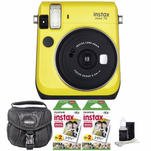 veelbelovend Makkelijk te begrijpen alarm Fujifilm Instax Mini 70 Instant Film Camera Yellow With Accessory Kit, 1 -  Kroger