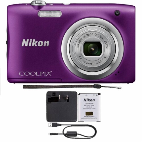 Nikon Coolpix A .1mp Digital Camera Purple, 1   Kroger