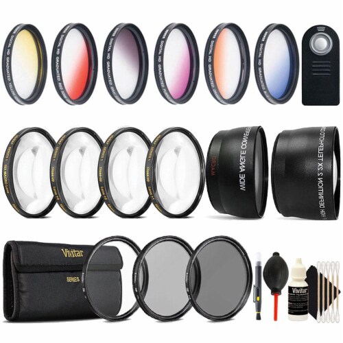 58mm Complete Lens Filter Accessory Kit For Lenses With A 58mm Filter Thread Size, 1 - Kroger