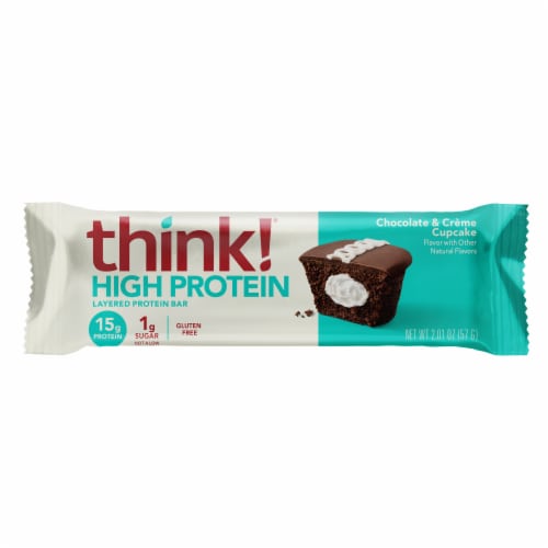 think! Chocolate & Creme Cupcake Protein Bars, 1 ct - Kroger