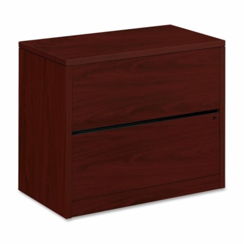 10500 Series Lateral File, 2 Legal/Letter-Size File Drawers, Mahogany, 36