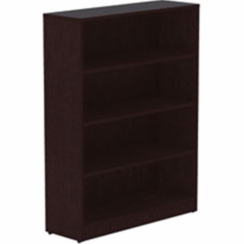 Essentials Espresso Laminate 6 Shelf Bookcase, Espresso Perspective: front