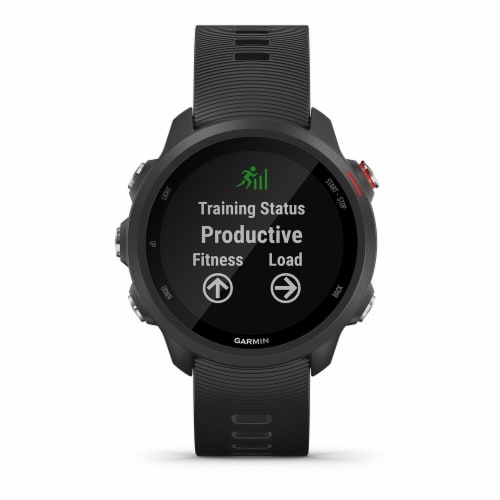 Garmin Forerunner 245 Music GPS Running Smartwatch - Black Perspective: front