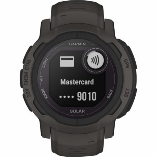 Garmin Instinct 2 Solar Smart Watch - Graphite Perspective: front