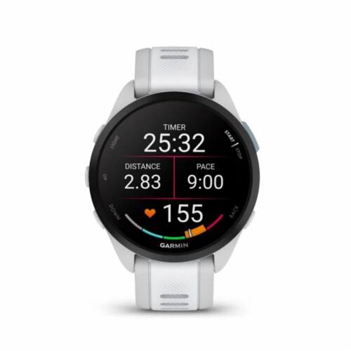 Garmin Forerunner 165 Smart Watch - Mist Gray/Whitestone Perspective: front