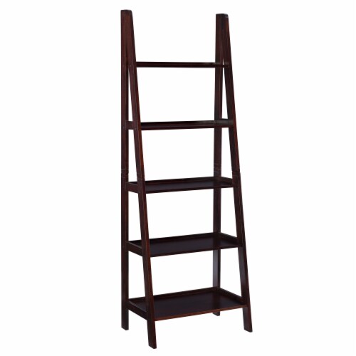 Acadia Ladder Bookshelf Espresso 1 City Market
