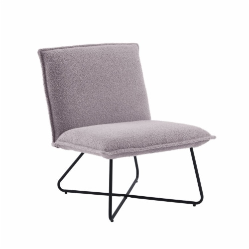 Kelvin Sherpa Grey Chair Perspective: front