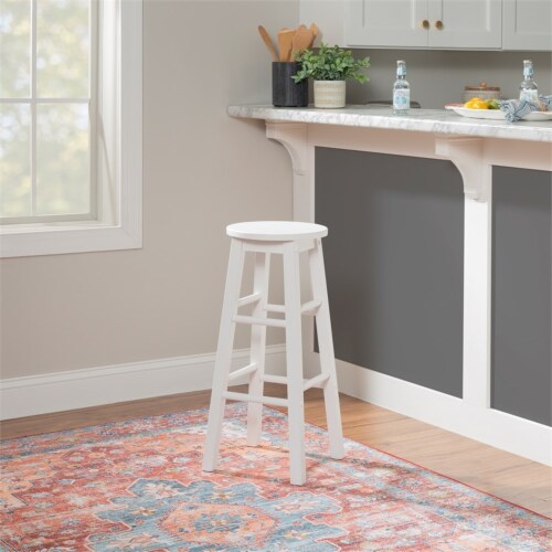 Linon counter stool with round seat deals