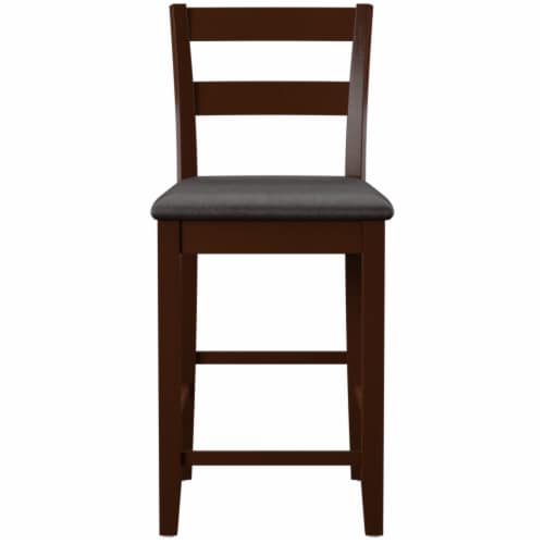 HD Designs Venice Bar Chair - Espresso Perspective: front