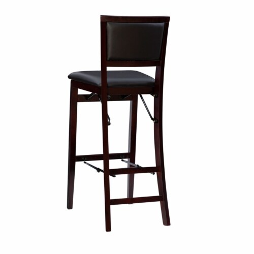 Linon keira pad back on sale folding bar stool