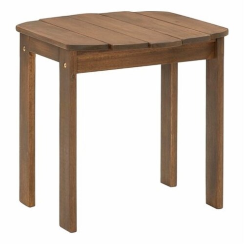 Acorn Finish Adirondack End Table Perspective: front