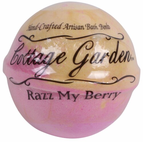 Cottage Garden Razz My Berry Bath Bomb Perspective: front