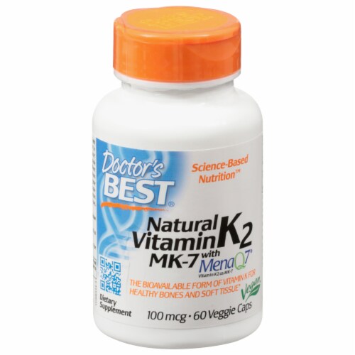 Food 4 Less Doctor S Best Natural Vitamin K2 With Menaq7 Veggie Caps 100mcg 60 Ct