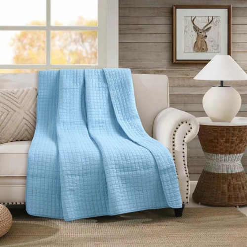 Cotton quilted throw online