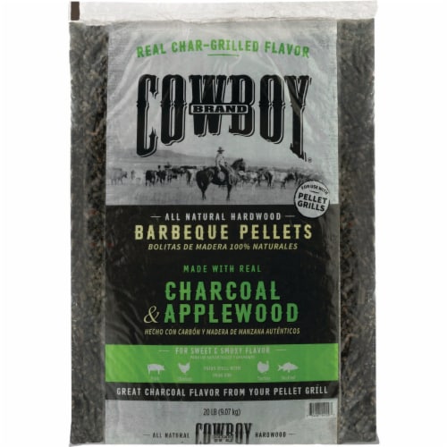 Cowboy 20 Lb. Apple Charcoal Pellets 54120 Perspective: front