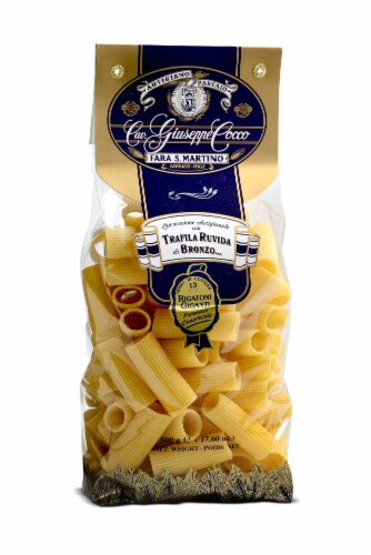 Guiseppe Cocco Rigatoni Gigante Pasta Perspective: front
