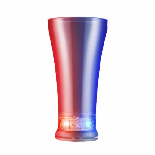 Blinkee 1380000 Pilsner Glass - Red, White & Blue Perspective: front