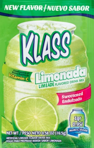 Klass® Aguas Frescas Limonada Flavored Drink Mix Perspective: front