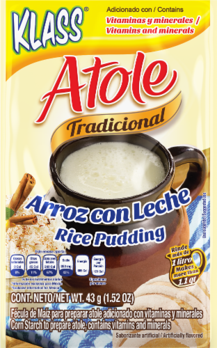 Klass Atole Rice Pudding Perspective: front