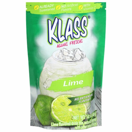 Klass® Aguas Frescas Lime Drink Mix Perspective: front