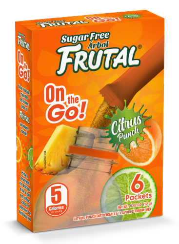 Klass Arbol Frutal® Sugar Free Citrus Punch Drink Packets Perspective: front