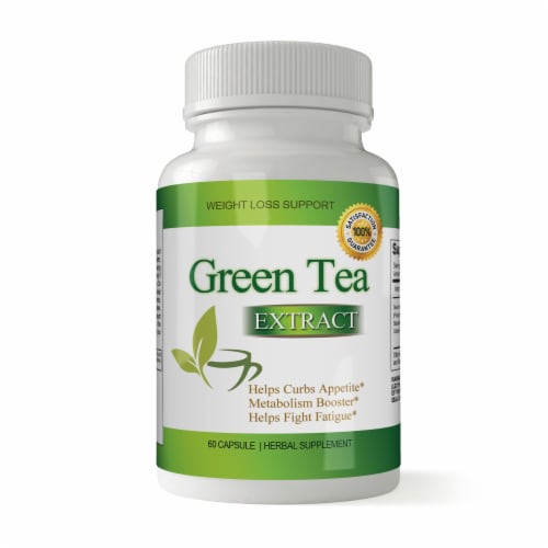 Green Tea Extract (60 Capsules) Perspective: front