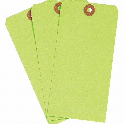 Brady Blank Tag,Cardstock,Colored,PK1000  102071 Perspective: front