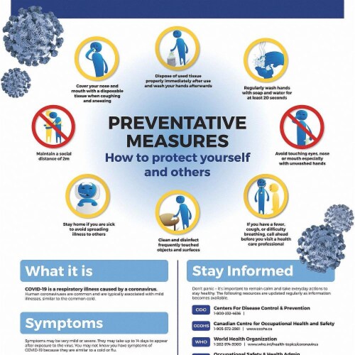 Brady Covid 19 Sign Covid19 Awareness, High Im  170280 Perspective: front