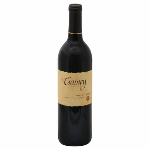 Gainey Vineyard Santa Ynez Merlot Perspective: front