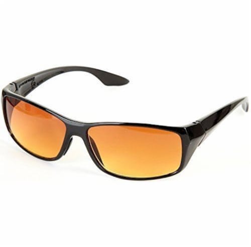 HD Vision Ultra Sunglasses - Unisex- Adult- Black Perspective: front