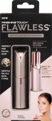 Finishing Touch Flawless Blush Rose Gold Facial Hair Remover, 1 ct - Ralphs