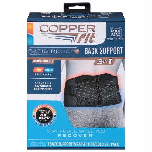 Copper Fit™ Rapid Relief 3-In-1 Back Support Wrap, 1 ct - Kroger