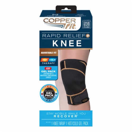 Copper Fit™ Rapid Relief Knee Brace Perspective: front