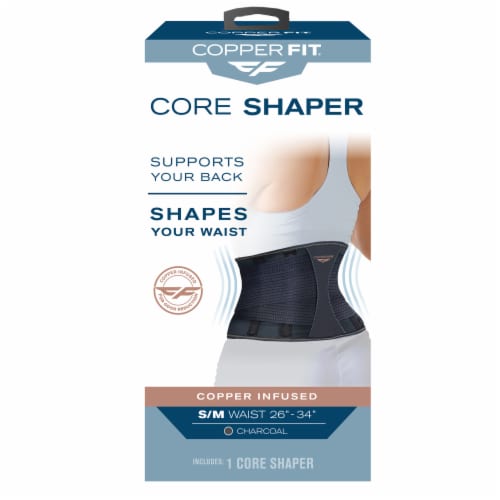 Copper Fit™ Core Shaper - S/M Charcoal, 1 ct - Pay Less Super Markets