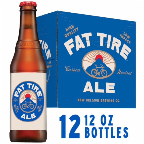 New Belgium Fat Tire Ale Craft Beer Perspective: front